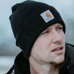 NWT Carhartt Black Beanie Hat